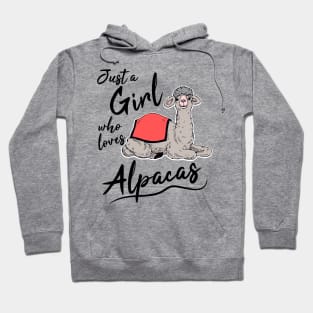 Girl loves Alpaca Hoodie